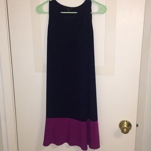 Sleeveless multi color dress
